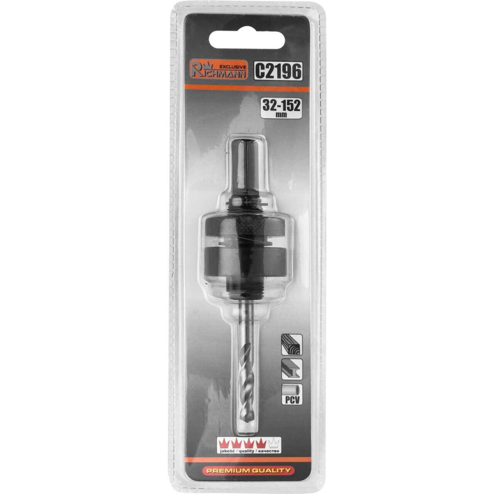 Adaptor carota diamantata/bimetal, 32-152mm, Richmann Exclusive [2]