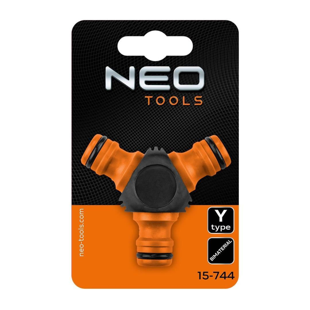 Adaptor cuplaj rapid, 3 directii, bimaterial, NEO [2]