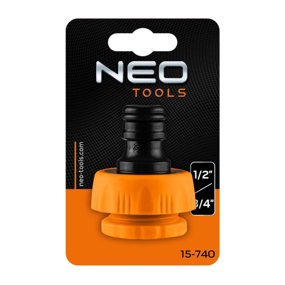 Adaptor robinet, filet interior, 1/2"-3/4", NEO [2]