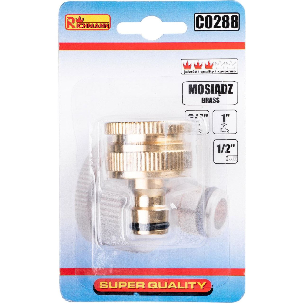 Adaptor robinet, filet interior, alama, 3/4''/1", 1/2", Richmann  [3]