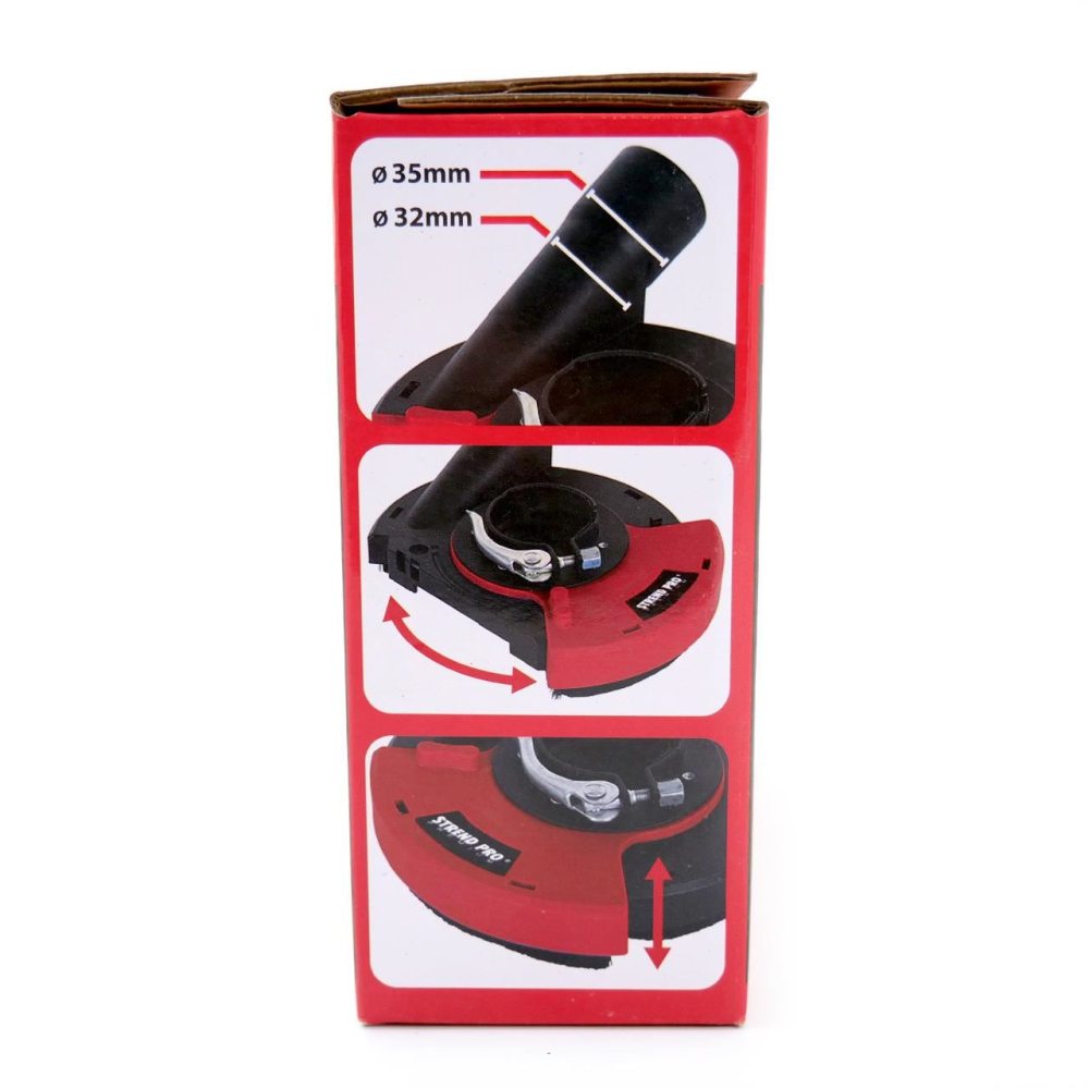 Aparatoare pentru polizor unghiular (flex) cu sistem de aspiratie 115/125 mm, Strend Pro [6]