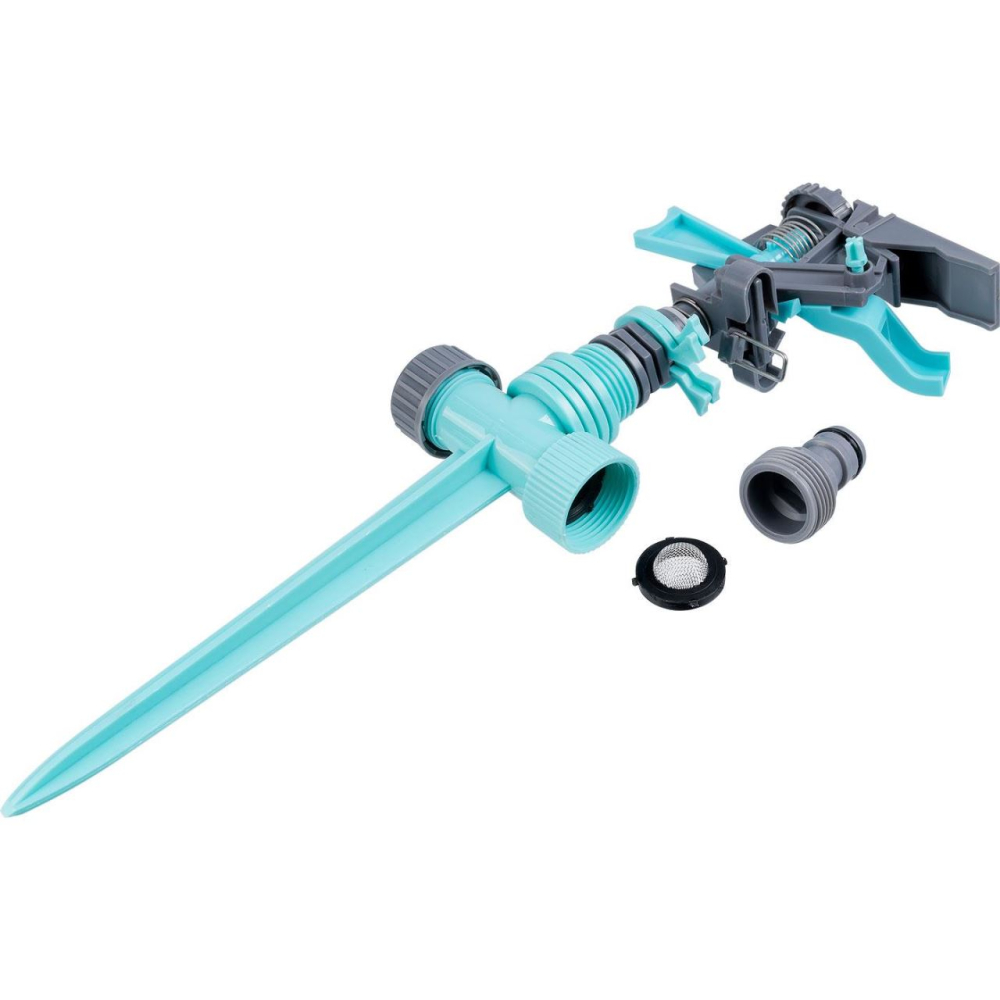Aspersor pulsatoriu, cu tarus, plastic, 113-380 mp, Richmann  [3]