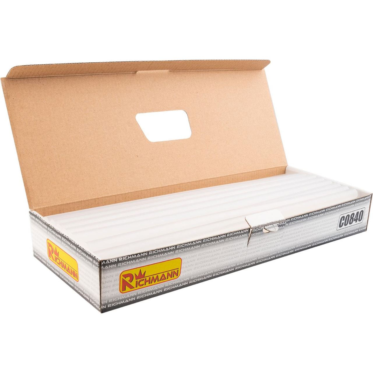Baton silicon pentru pistol lipit, transparent, 35 buc, 1 kg, 11x270 mm, Richmann [3]