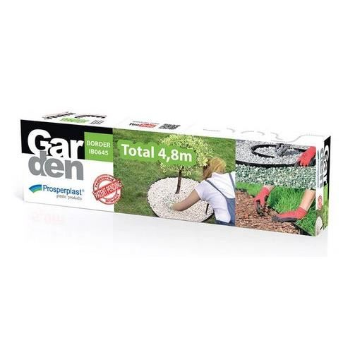 Bordura pentru gazon, plastic, 24 cuie tip harpon, 4.8 m  [4]