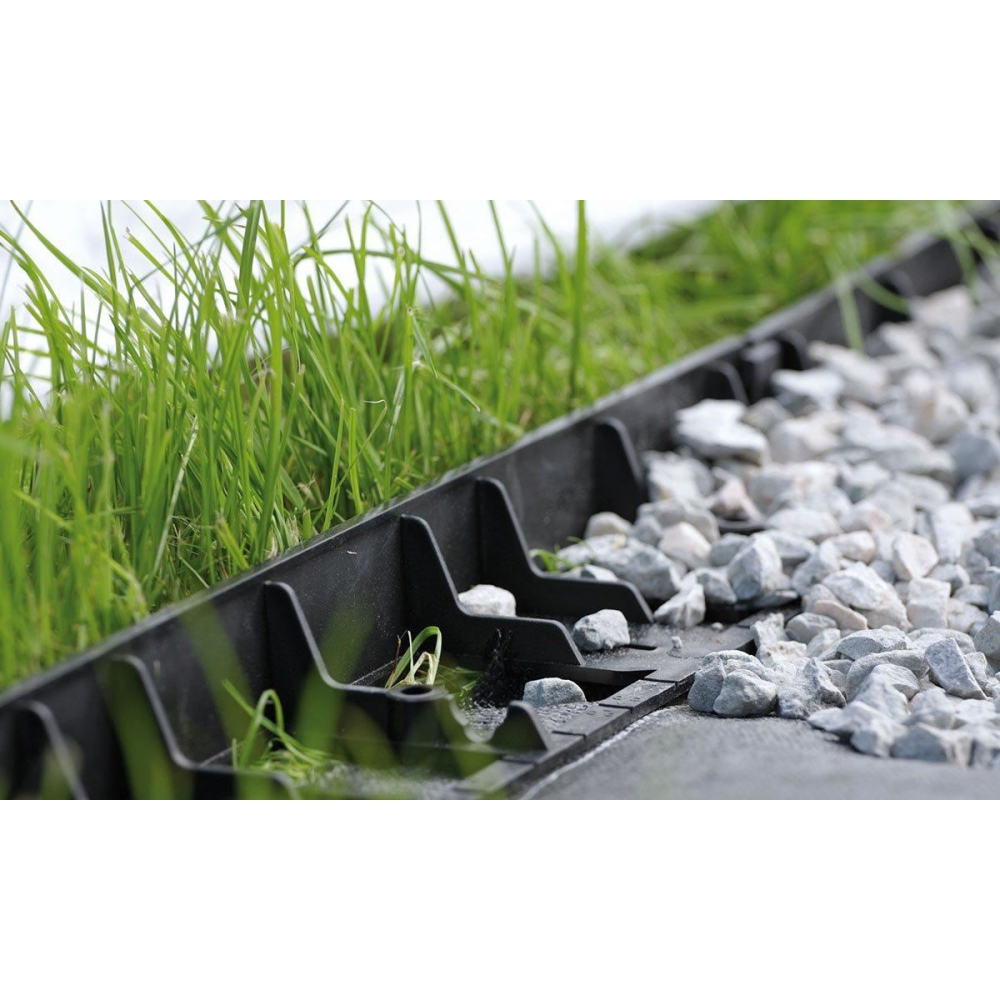 Bordura pentru gazon, plastic, 24 cuie tip harpon, 4.8 m  [3]