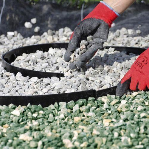 Bordura pentru gazon, plastic, 24 cuie tip harpon, 4.8 m  [2]