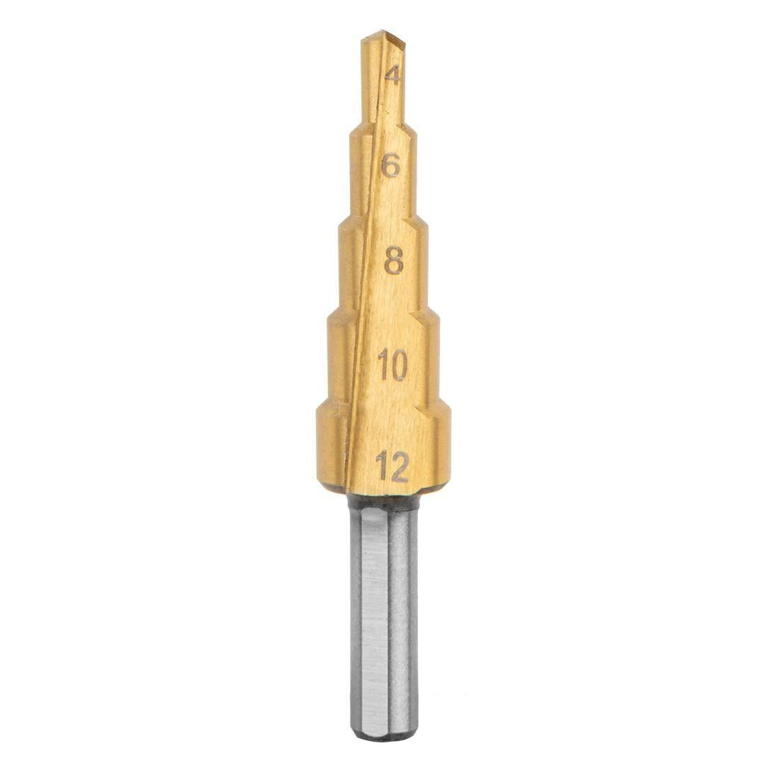 Burghie in trepte, set 7 buc, 4-12.4 mm, Graphite [5]