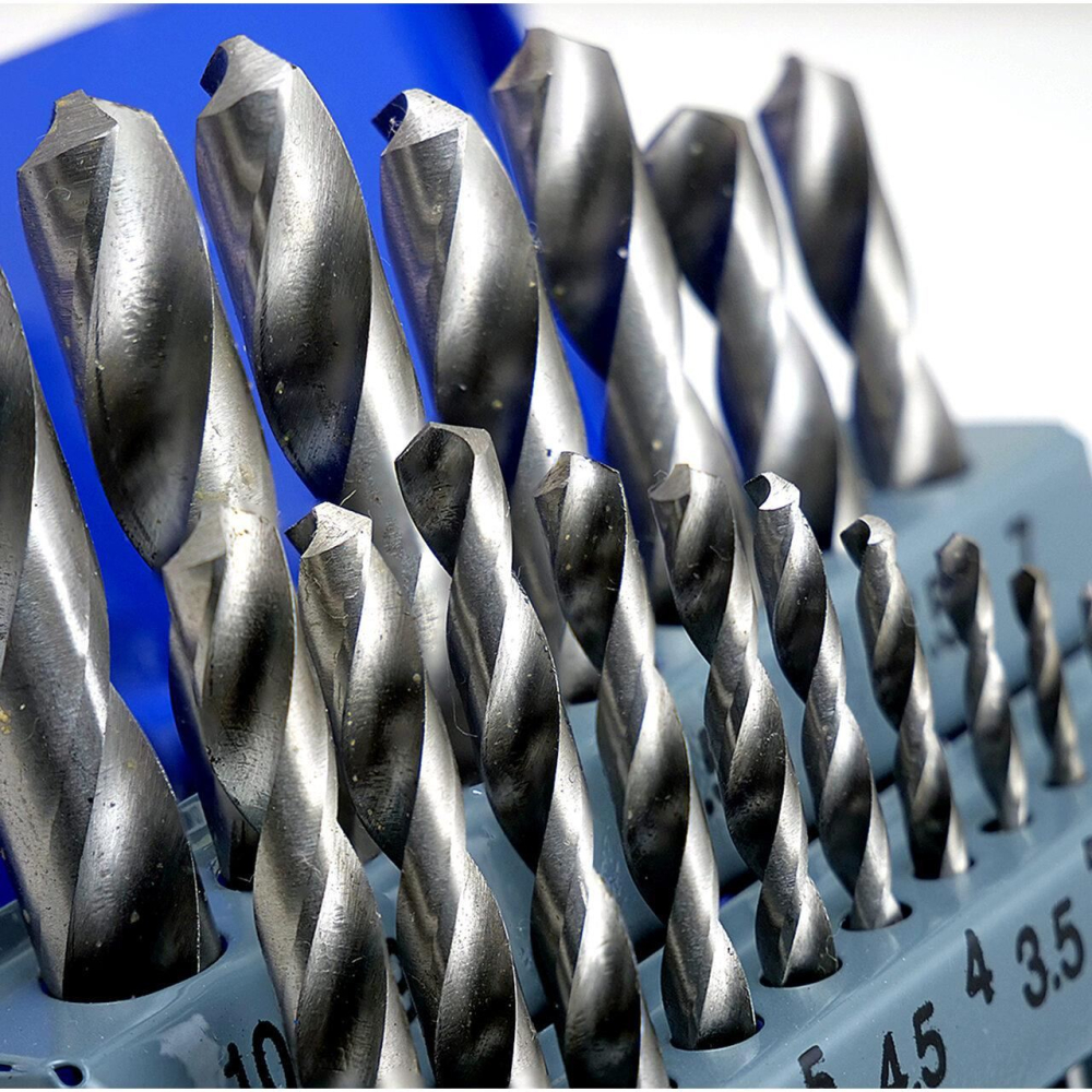 Burghie pentru metal, HSS, set 19 buc, 1-10 mm, Richmann [2]