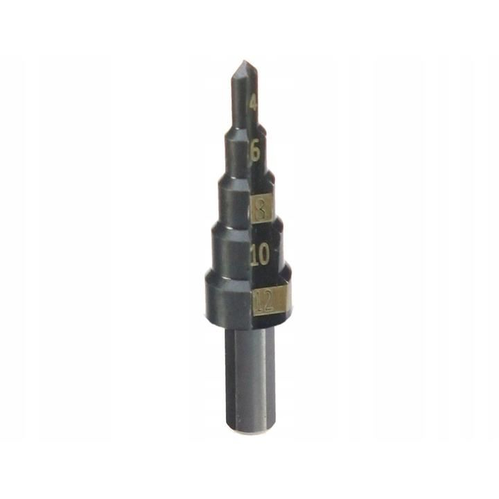 Burghie pentru metal, in trepte, nitrura de titan, set 3 buc, 4-12/20/32 mm, Richmann Exclusive [8]