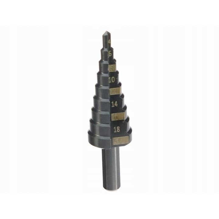 Burghie pentru metal, in trepte, nitrura de titan, set 3 buc, 4-12/20/32 mm, Richmann Exclusive [9]