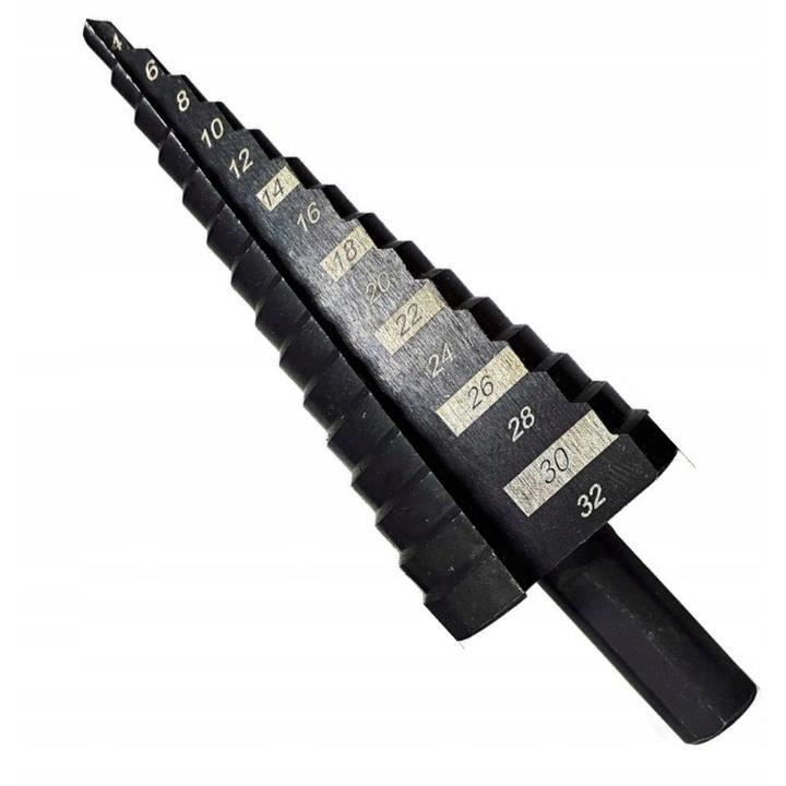 Burghiu pentru metal, in trepte, nitrura de titan, 4-32 mm, Richmann Exclusive [3]