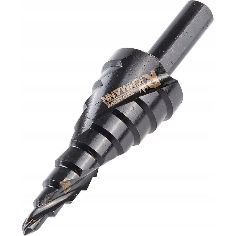Burghiu pentru metal, in trepte, nitrura de titan, spiralat, 4-20 mm, Richmann Exclusive [2]