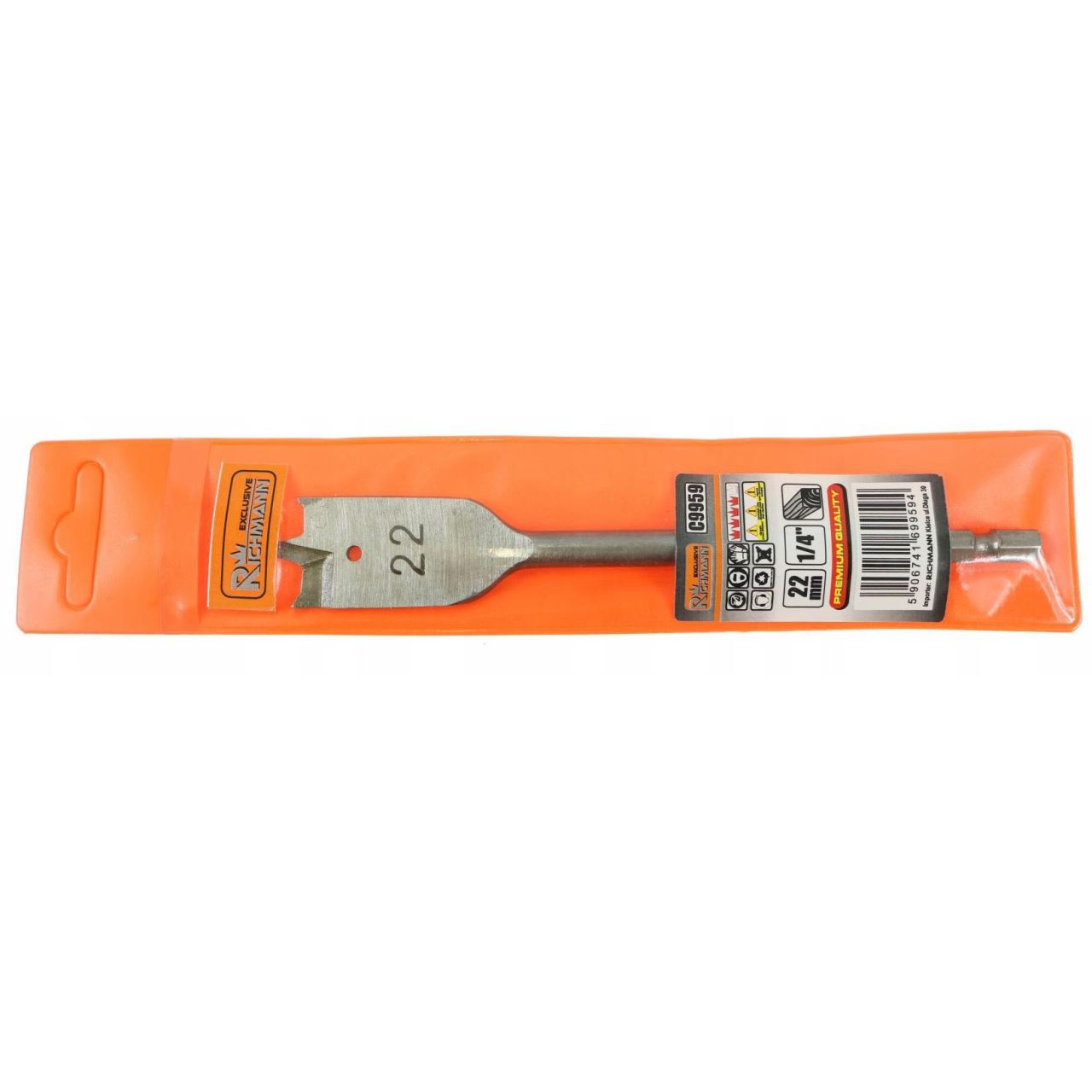Burghiu plat pentru lemn, 22 mm, Richmann [4]