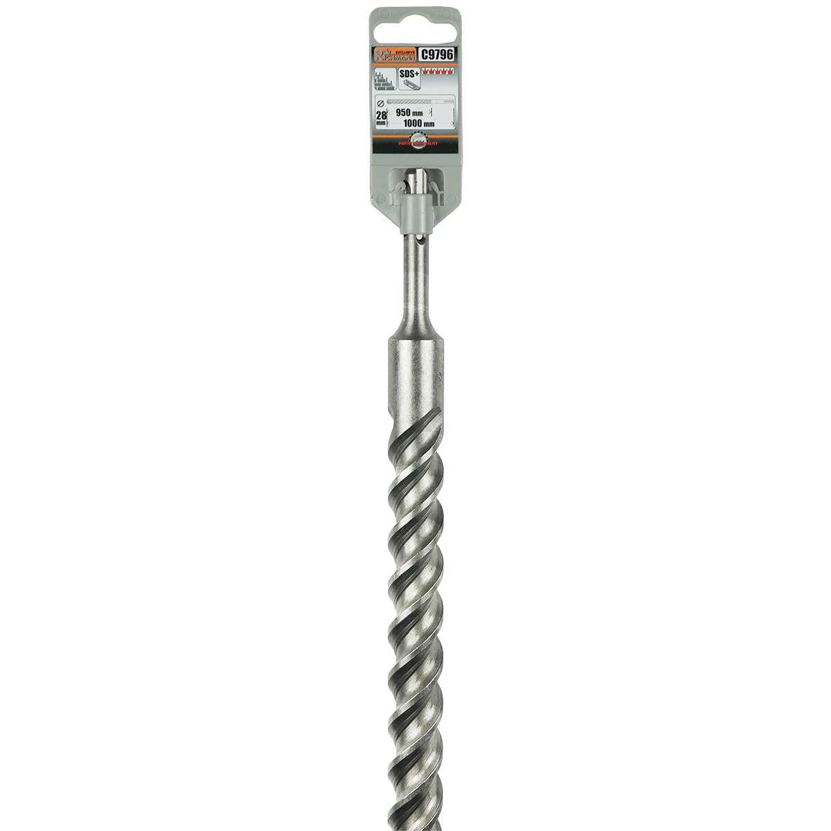 Burghiu profi pentru beton armat, 3 pastile, SDS PLUS, 28x1000 mm, Richmann Exclusive [3]