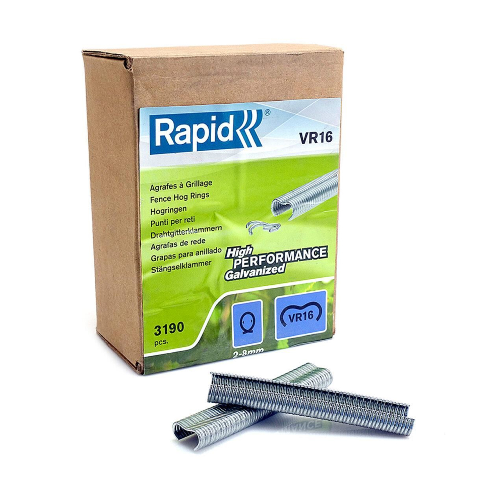 Capse sarma zincata VR16, pentru cleste Rapid, 3190 buc, 2-8 mm [2]