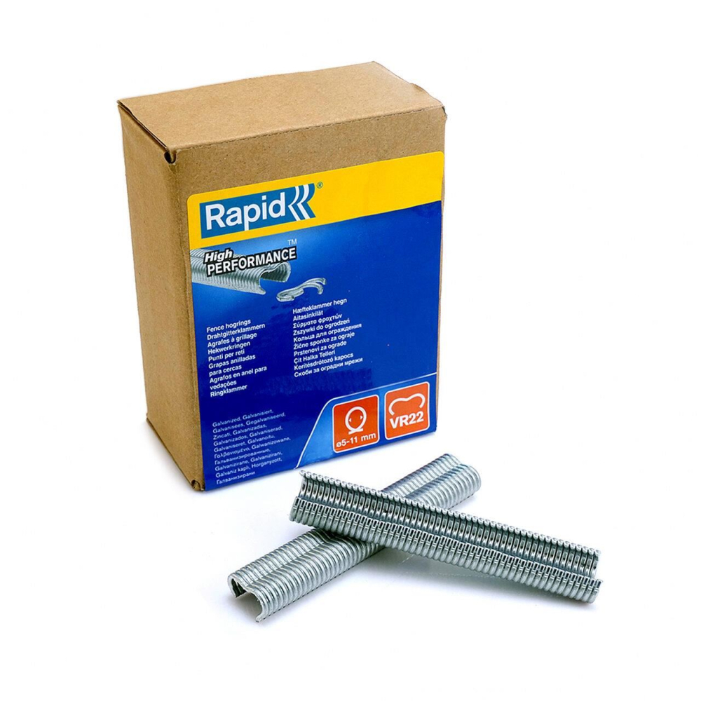 Capse sarma zincata VR22, pentru cleste Rapid, 1600 buc, 5-11 mm [2]
