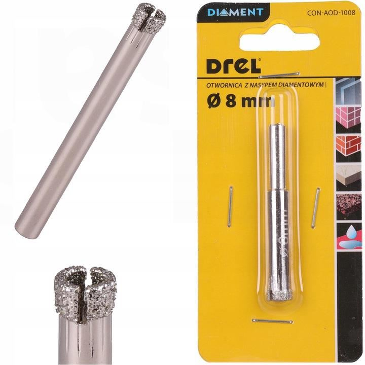 Carota diamantata, vacuum brazed, 8 mm, Drel [2]