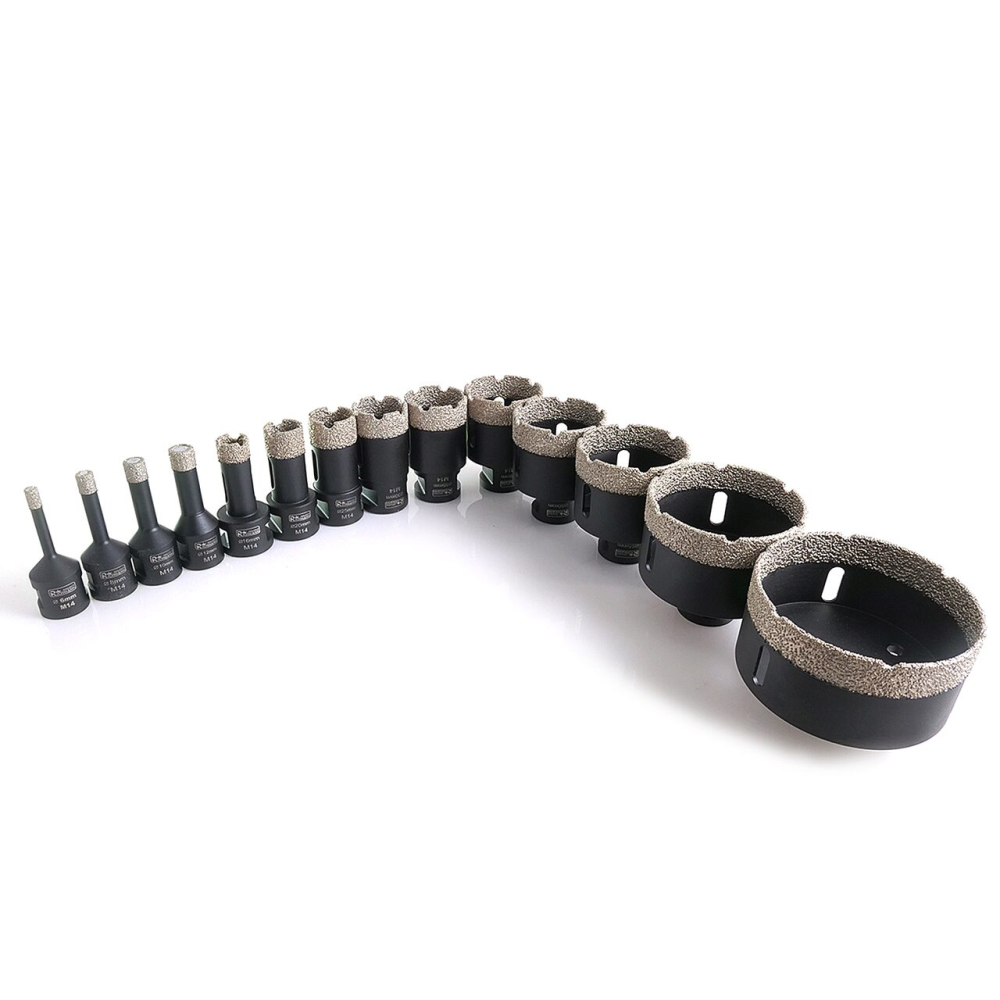 Carota diamantata, vacuum brazed, M14, 45 mm, Richmann Exclusive [3]