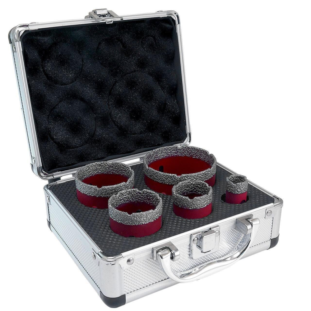 Carote diamantate profesionale, M14, set 5 buc, 20-68 mm, Strend Pro [4]
