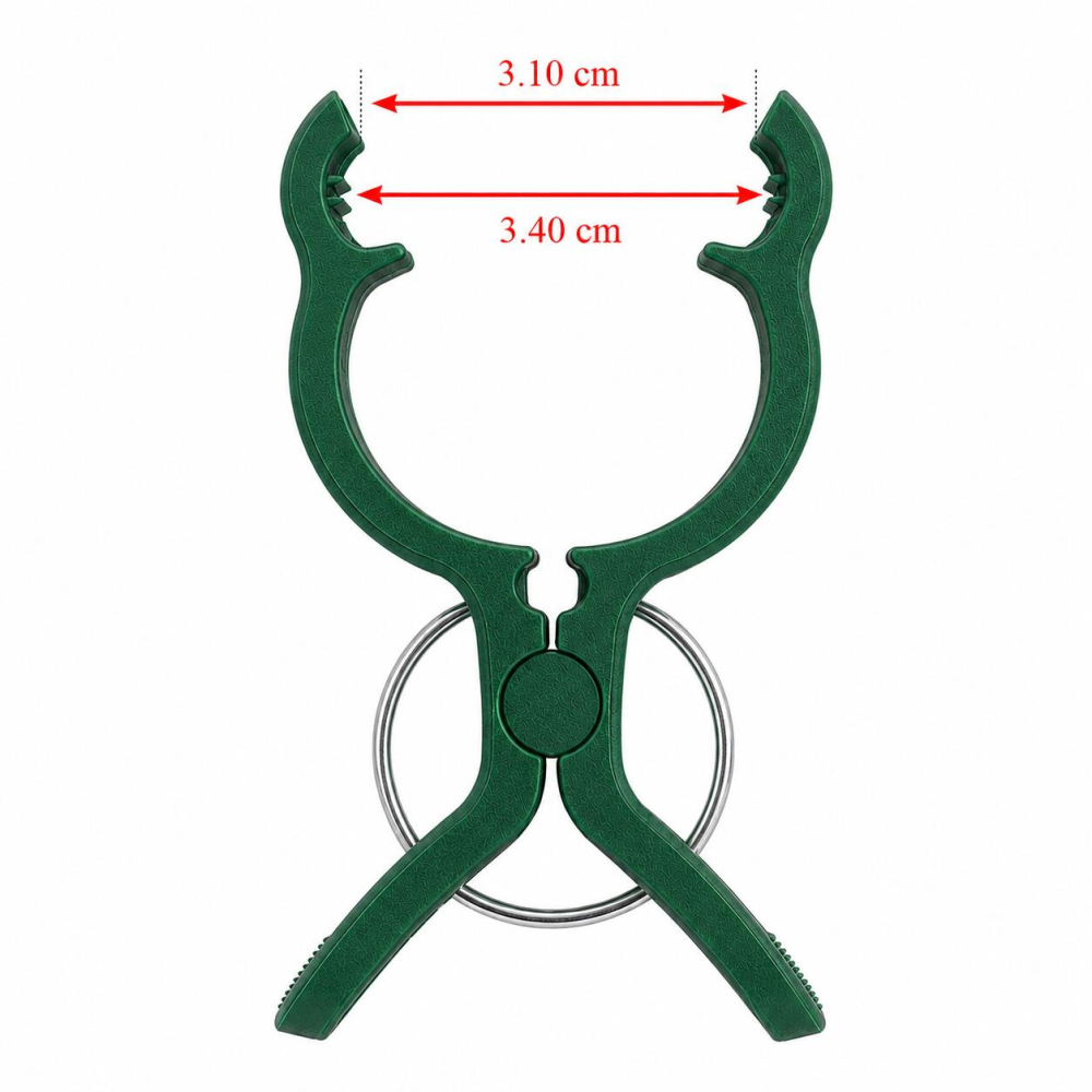 Clema de prindere pentru plante, 75 mm, pentru araci de 8.2-20 mm, set 12 buc, PlantClip [2]