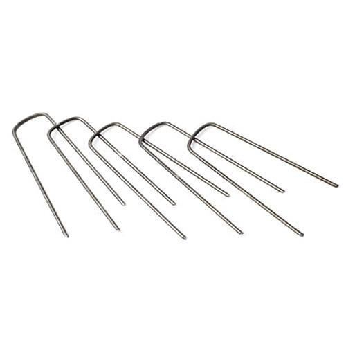 Cui tip U, fixare folii, furtune, set 10 buc, 4 mm x 15 cm [2]