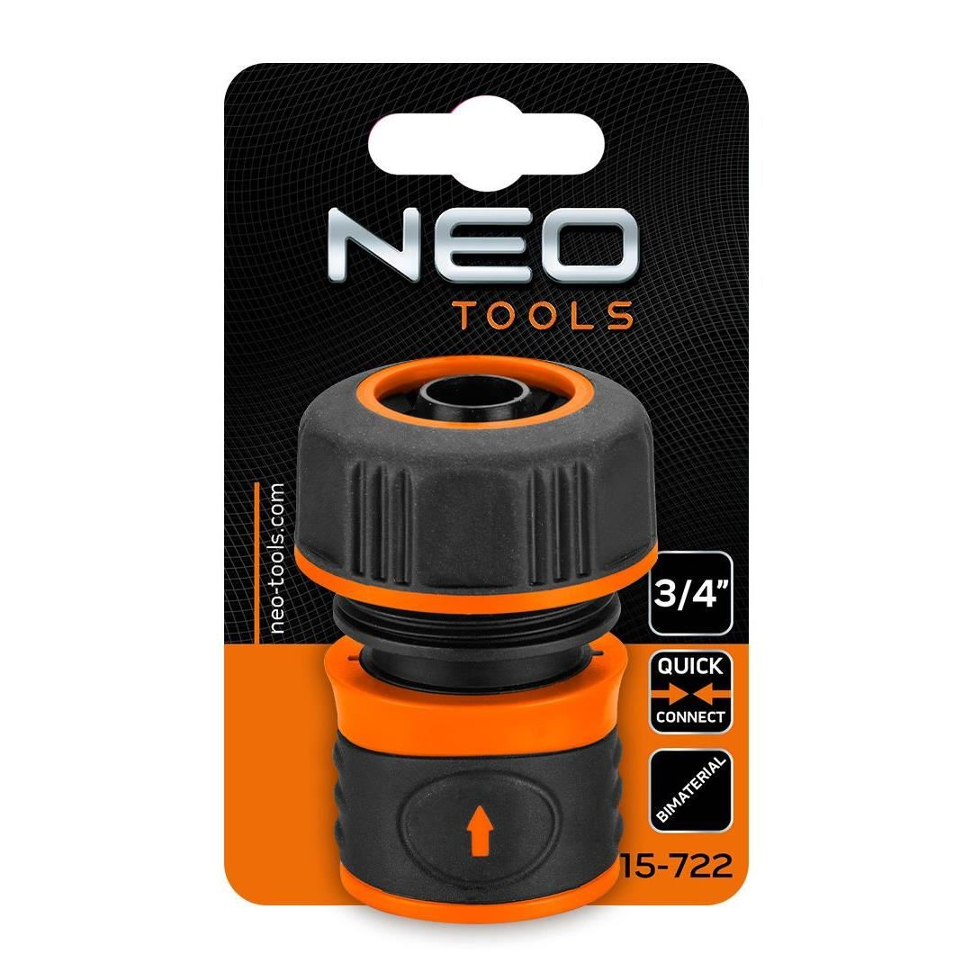Cupla rapida, bimaterial, 3/4", NEO  [2]