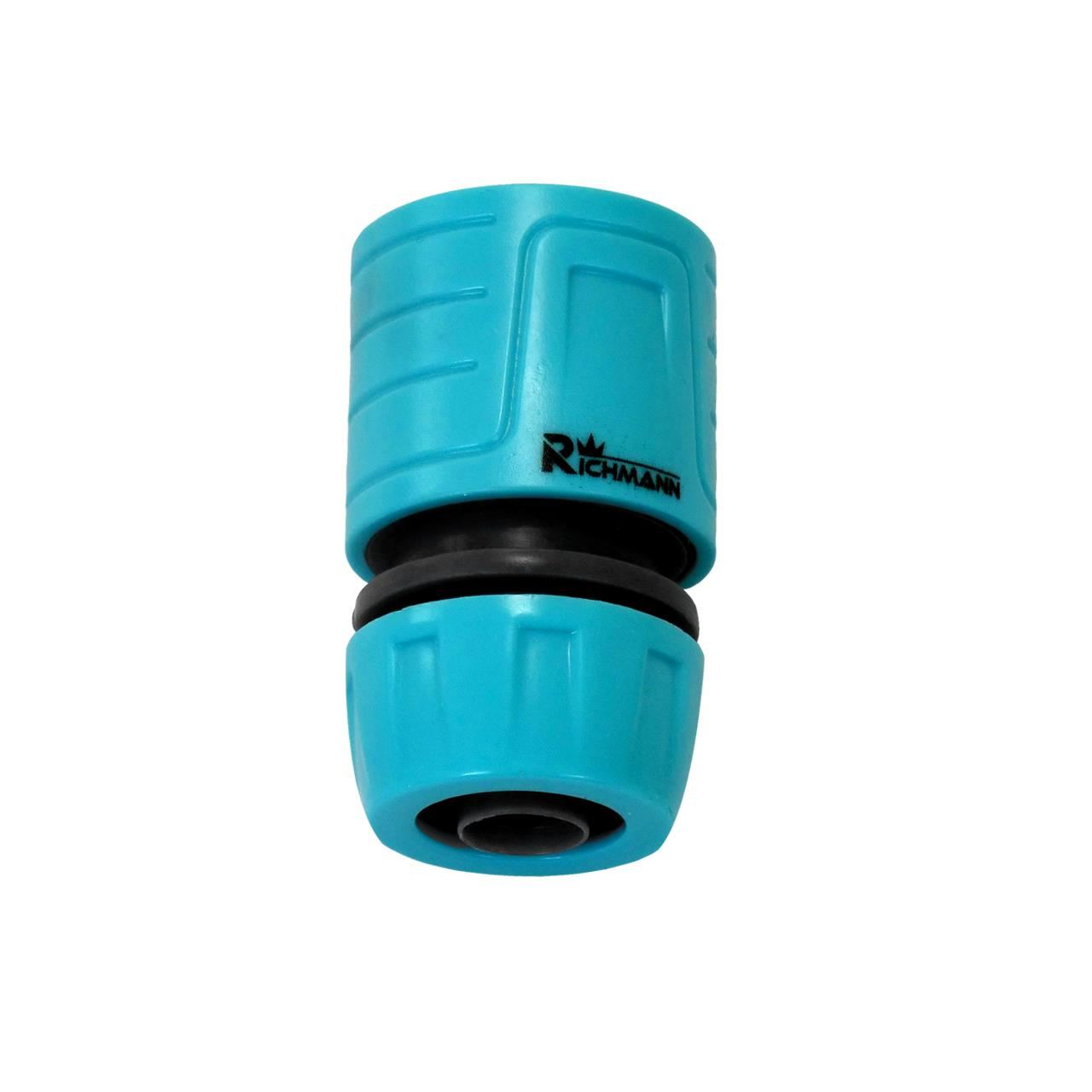 Cupla rapida, cu stop, ABS, 1/2", Richmann [2]