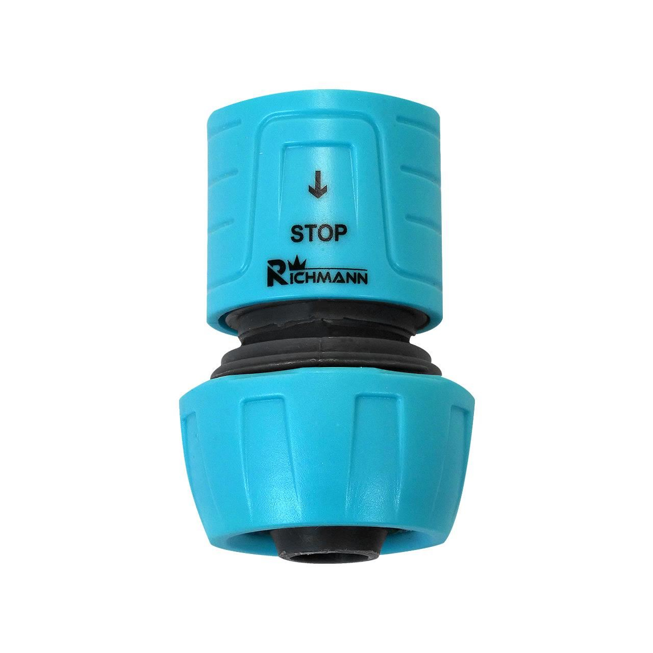 Cupla rapida, cu stop, ABS, 3/4", Richmann [2]