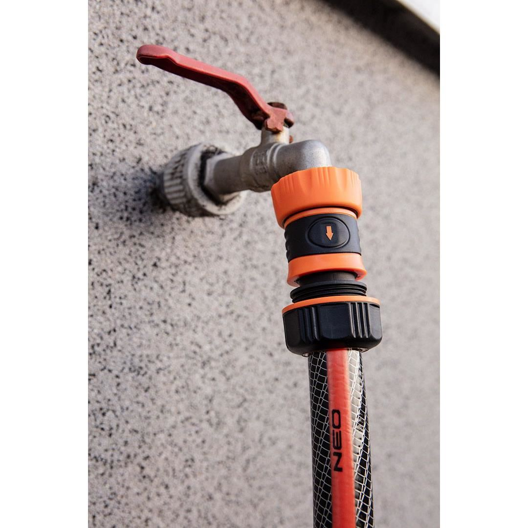 Cupla rapida, cu stop, bimaterial, 1/2", NEO [4]