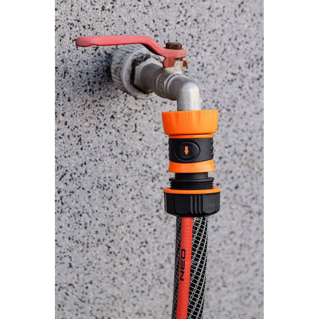 Cupla rapida, cu stop, bimaterial, 1/2", NEO [3]