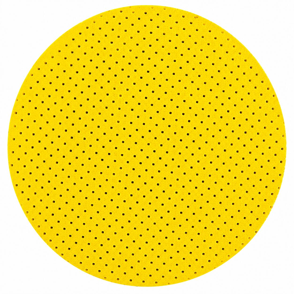 Disc abraziv perforat, suport hartie D-weight, pentru girafa, 225 mm, granulatie P100, prindere velcro, set 5 buc, fara praf, Yellow Pad [2]