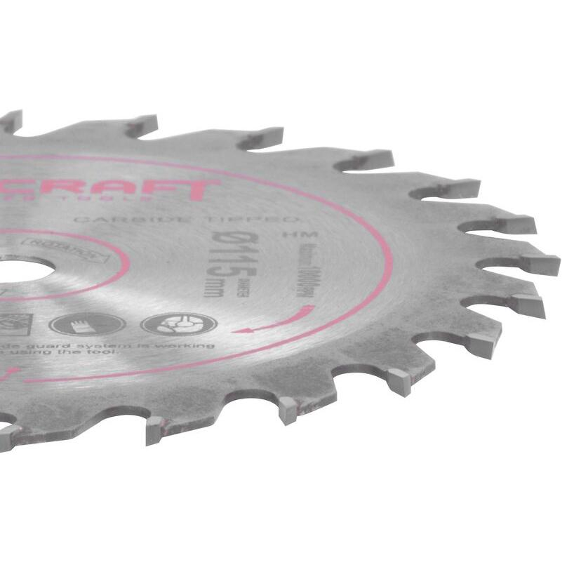 Disc circular pentru fierastrau 114784, 24 dinti, 115 mm, Worcraft [2]