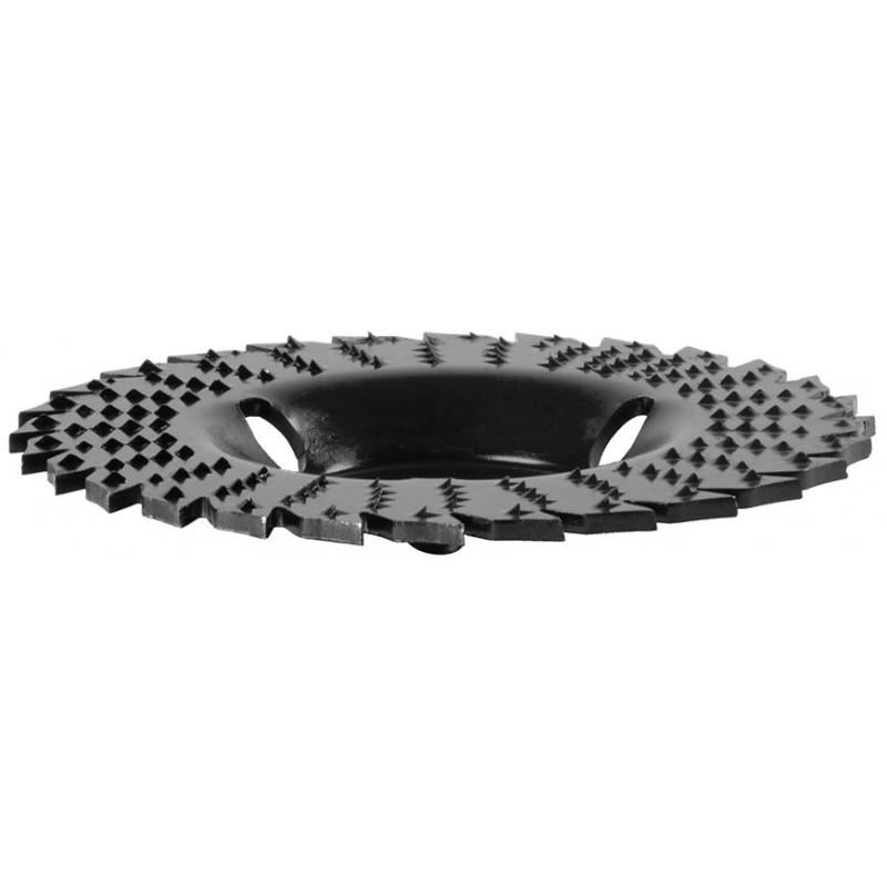 Disc circular slefuit, modelat, raspel, otel carburat, pentru lemn, plastic, ipsos, 125x22.2 mm, Strend Pro  [2]