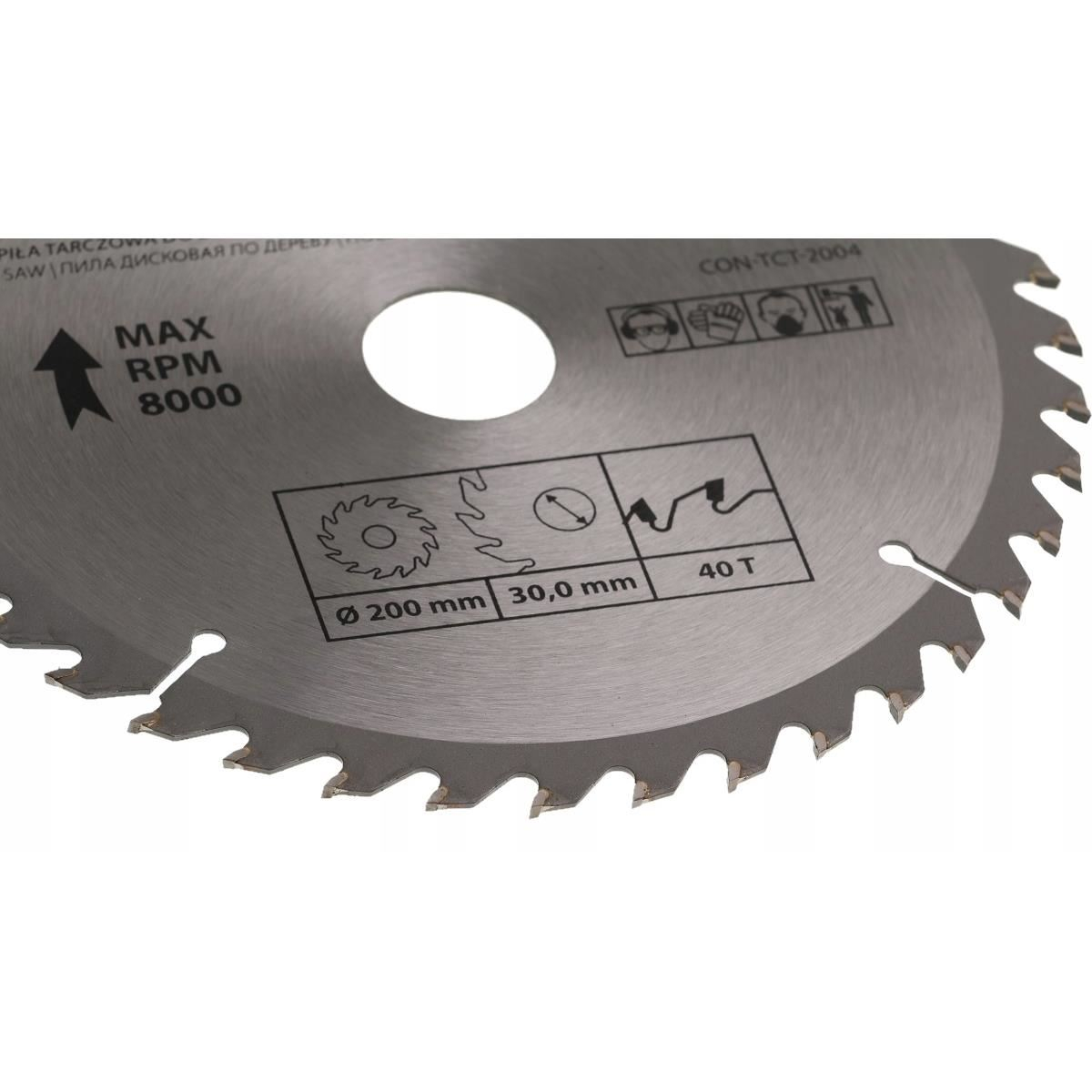 Disc circular vidia, 40 dinti, 200 mm, Drel [2]