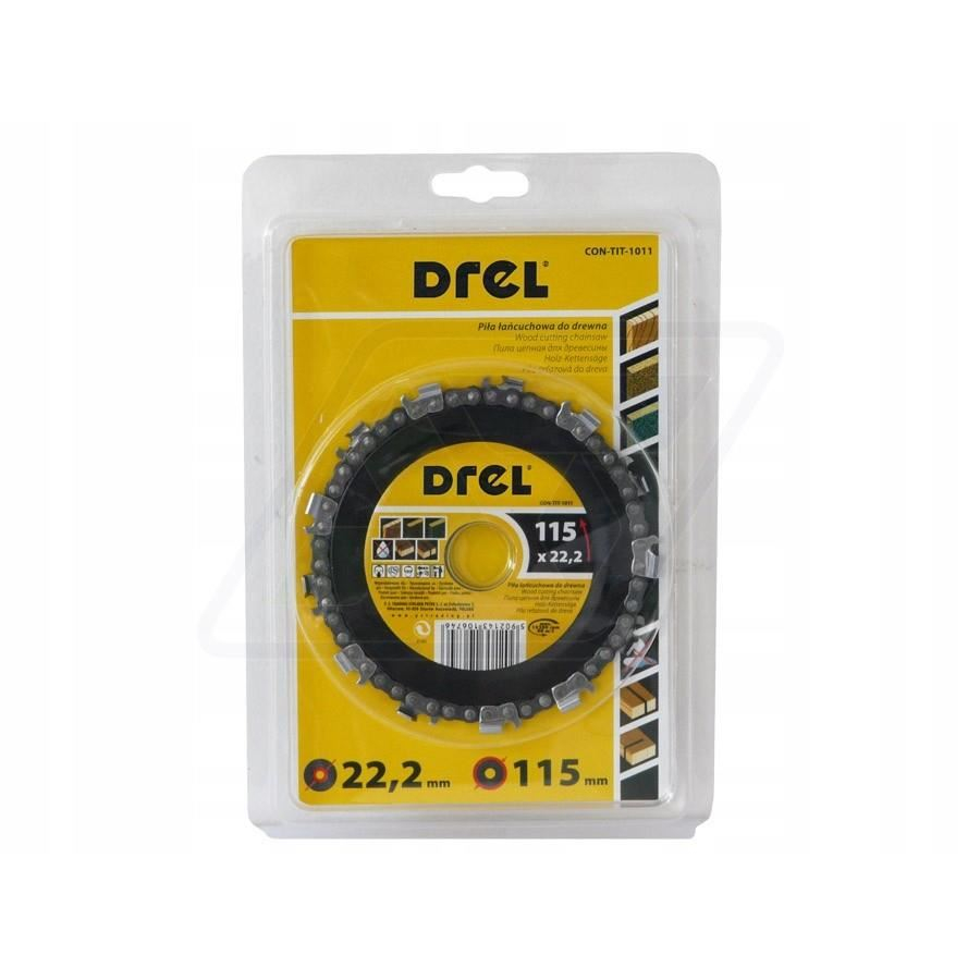 Disc debitat lemn, cu lant, 115 mm, Drel [3]