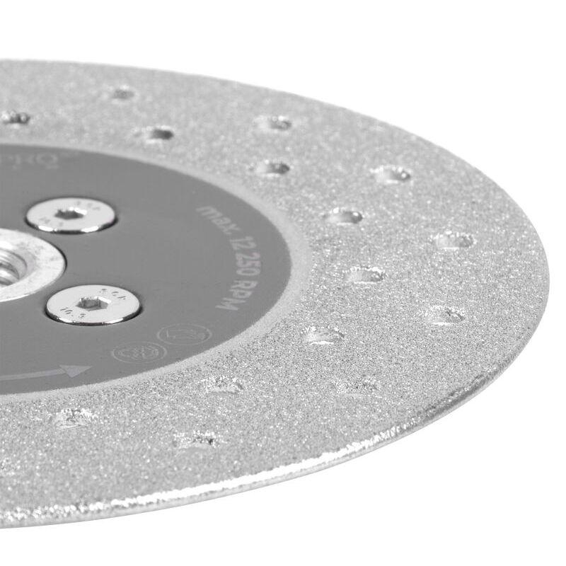 Disc diamantat, 2 in 1, taiere si slefuire beton, marmura, placi ceramice, 125 mm, M14, Strend Pro [9]