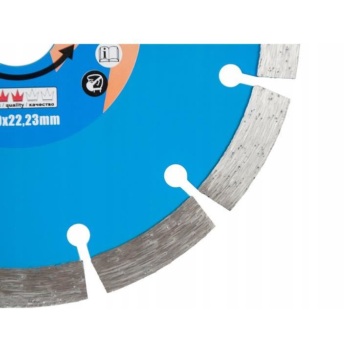 Disc diamantat segmentat, beton, taiere uscata,150 mm/22.23 mm, Richmann  [3]