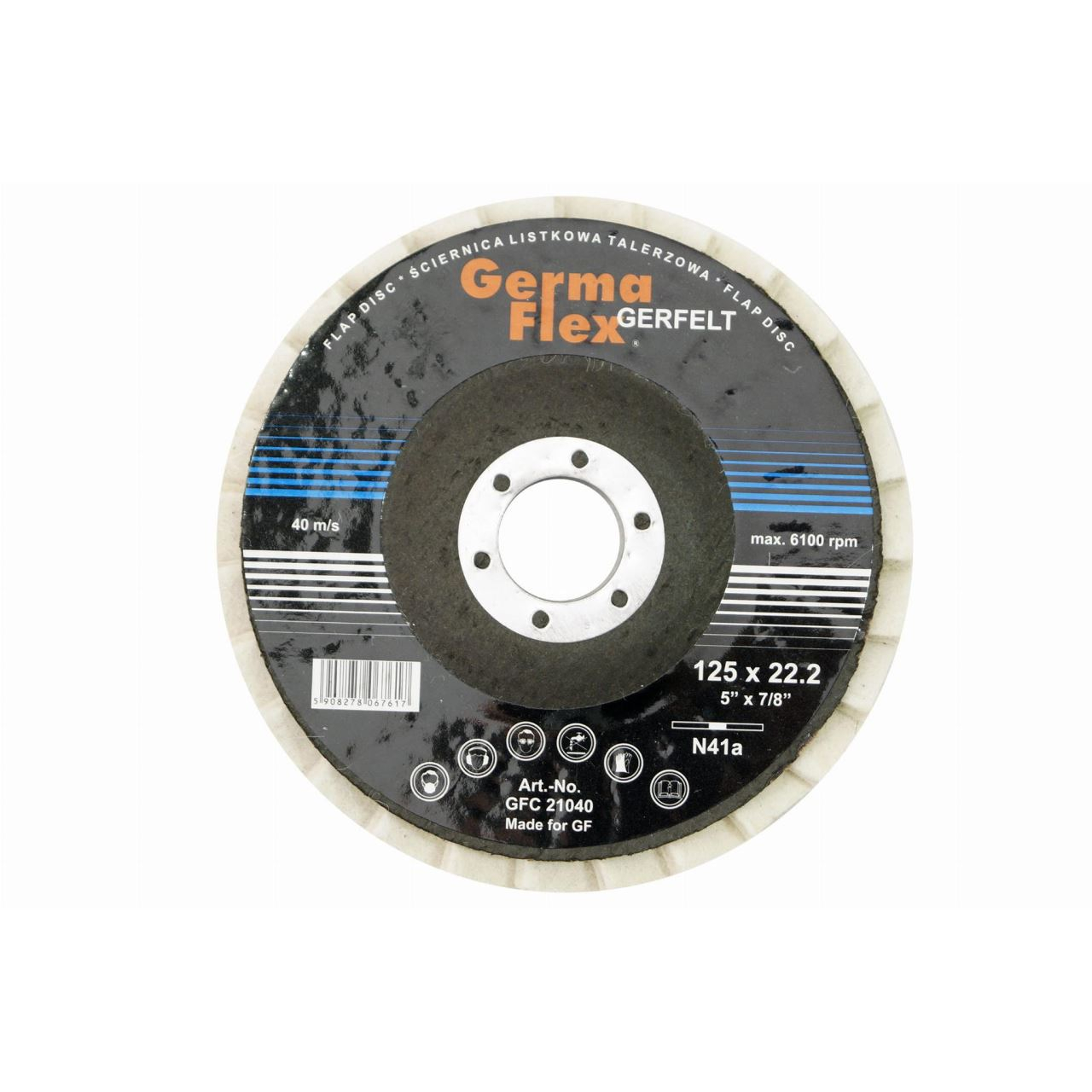 Disc pasla lamelar, 125x10x22.2 mm [3]