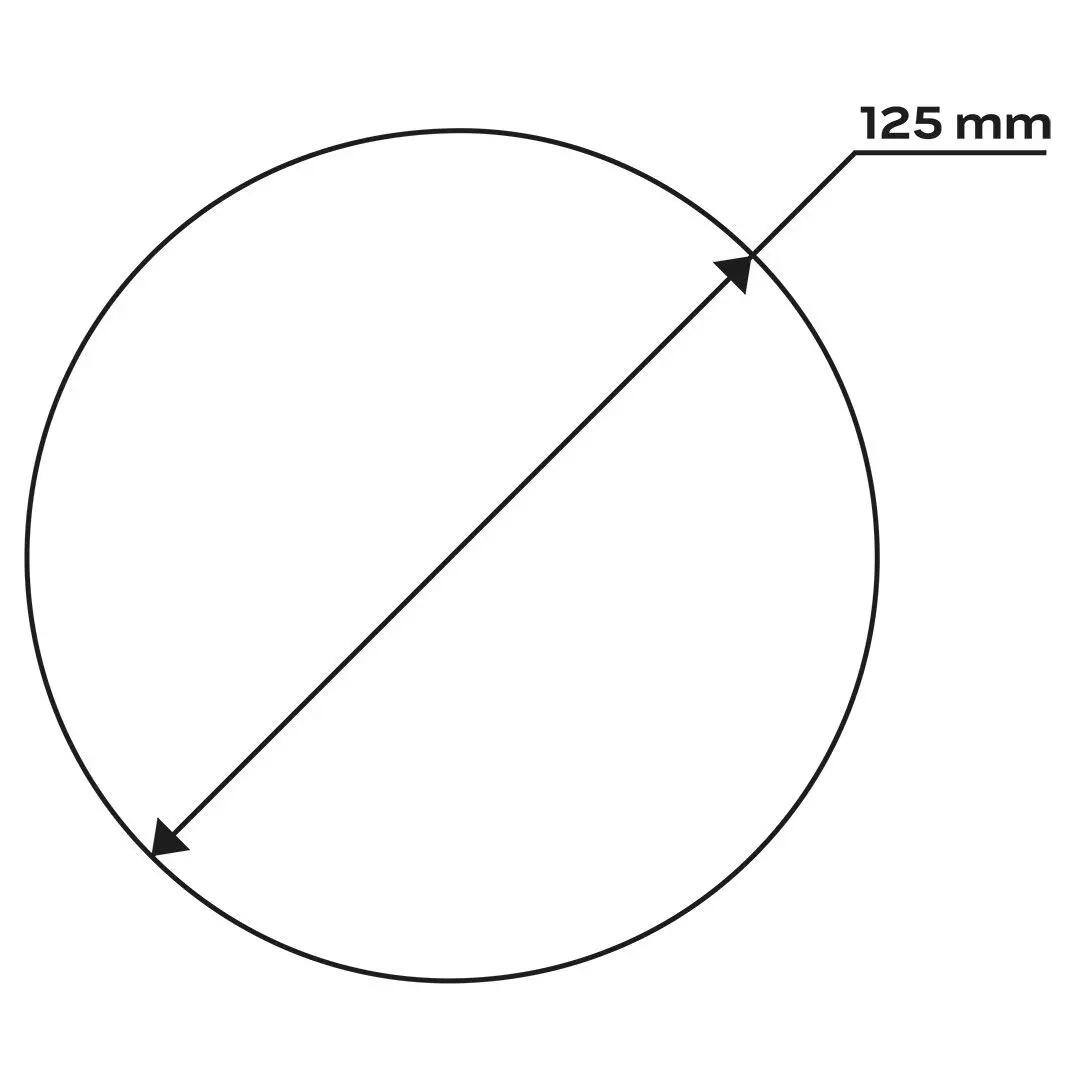 Discheta diamantata lustruit/slefuit, mediu umed, granulatie 100, 125 mm, Graphite [3]