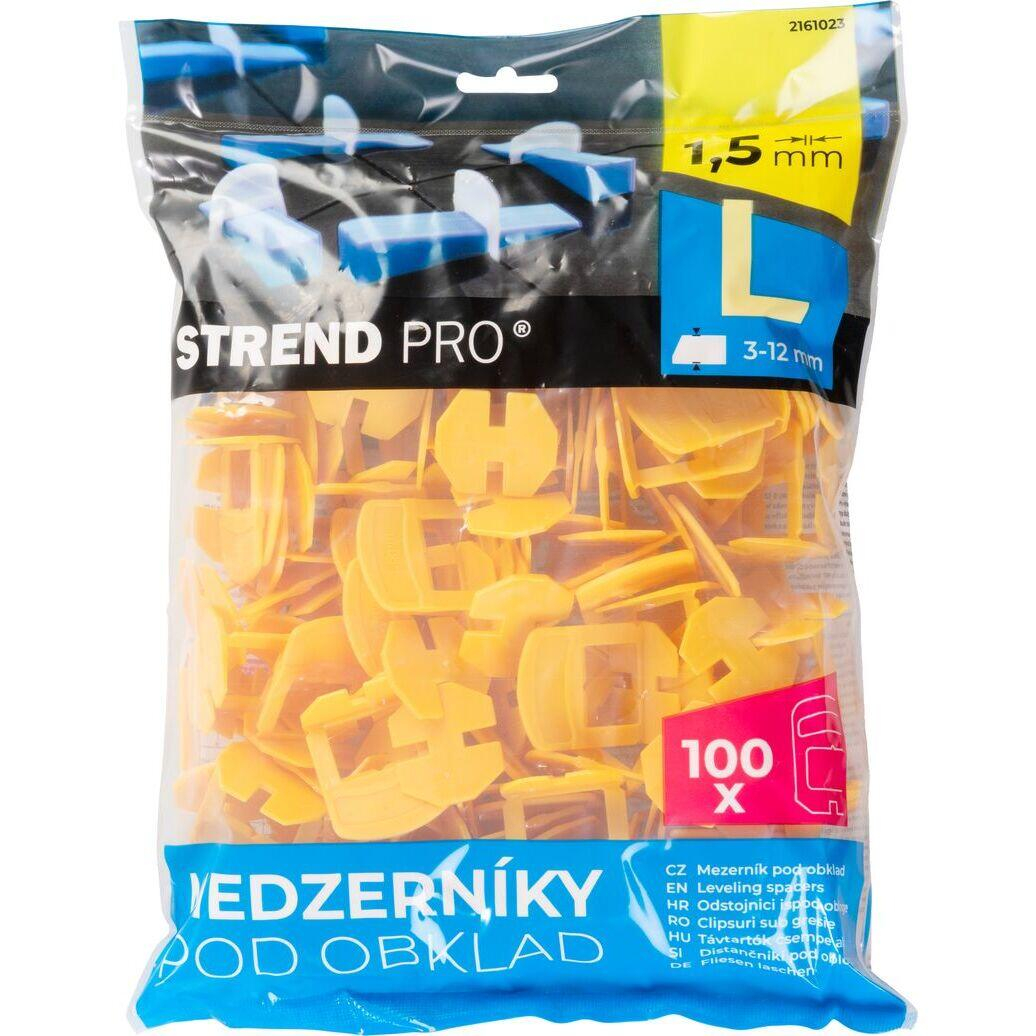 Distantiere/cleme/clipsuri pentru nivelare si aliniere a placilor ceramice, 100 buc, 1.5 mm, Strend Pro [3]