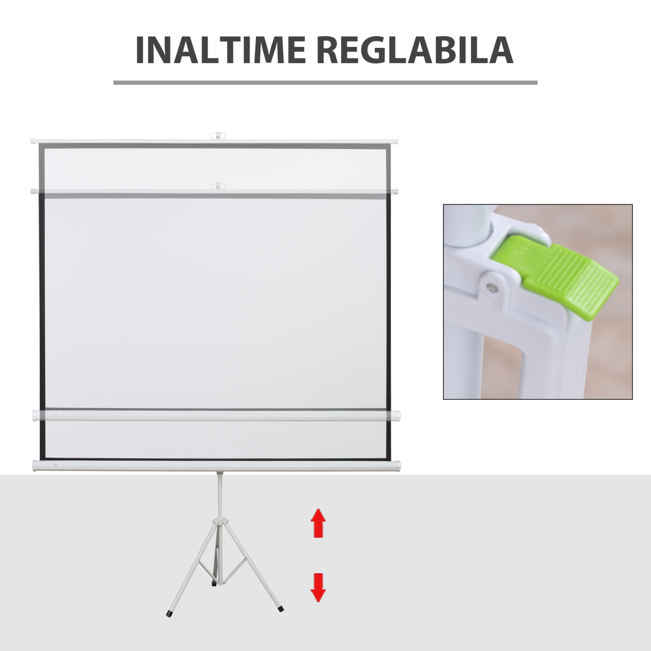 Ecran Proiectie 100" - Format 4:3 cu Trepied [5]