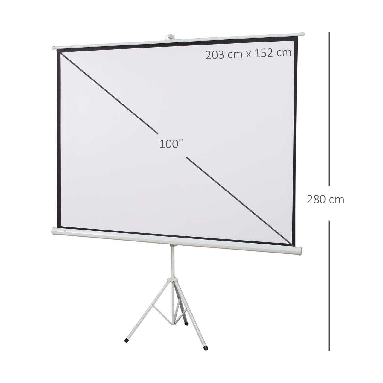 Ecran Proiectie 100" - Format 4:3 cu Trepied [3]