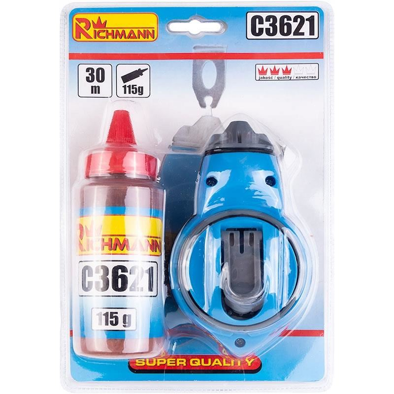 Fir de trasat cu pulbere rosie, 30 m, RICHMANN [4]