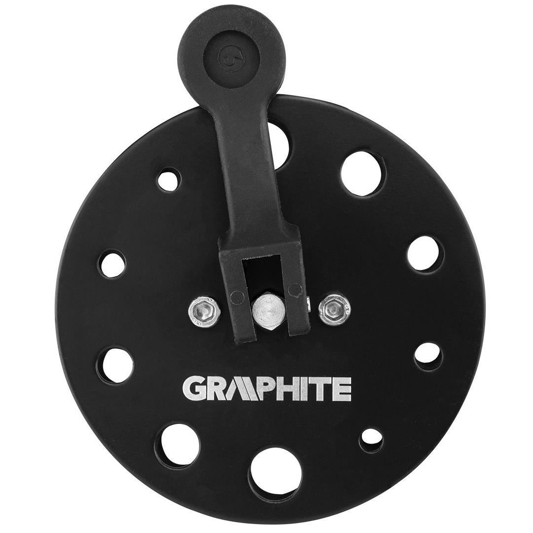Ghidaj cu ventuza, cu 5 carote diamantate, 5-12 mm, Graphite [4]