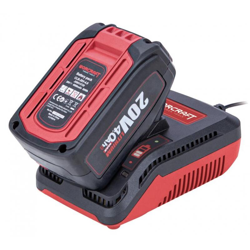 Incarcator acumulator, 20 V Li-ion, 60 W, Worcraft [2]