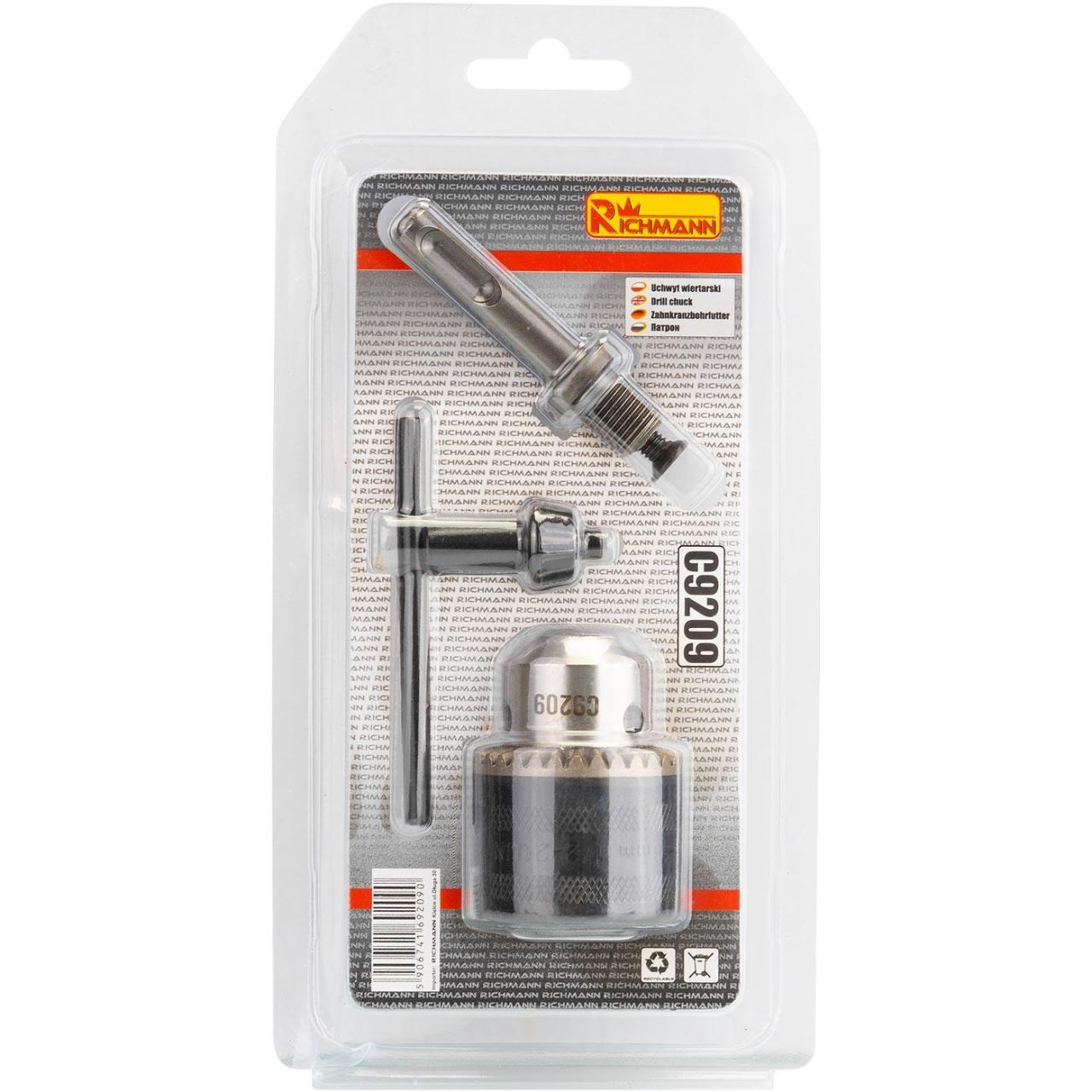 Mandrina cu cheie, cu adaptor SDS, RICHMANN [4]