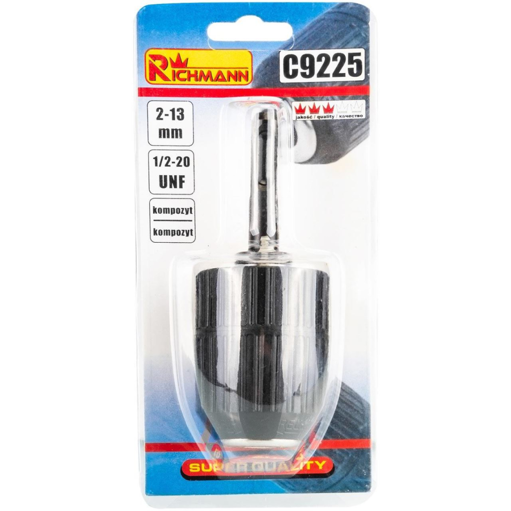 Mandrina rapida, cu adaptor SDS PLUS, 1/2", 2-13 mm, Richmann [3]
