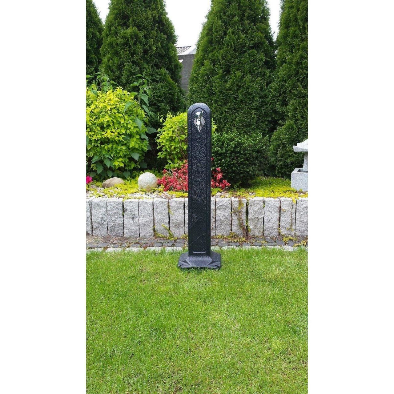 Masca robinet de gradina, cu adaptor furtun, antracit, 90 cm, Itwan [7]