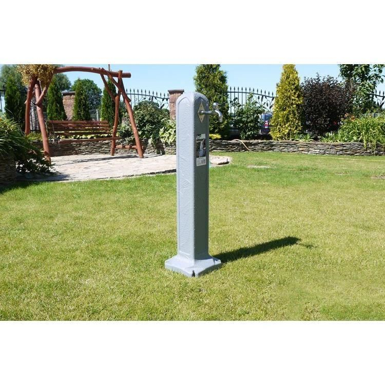 Masca robinet de gradina, cu adaptor furtun, gri, 90 cm, Itwan [5]