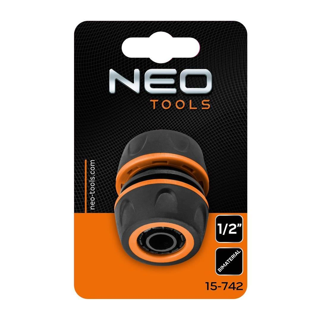 Mufa furtun, cuplaj rapid, bimaterial, 1/2", NEO [2]